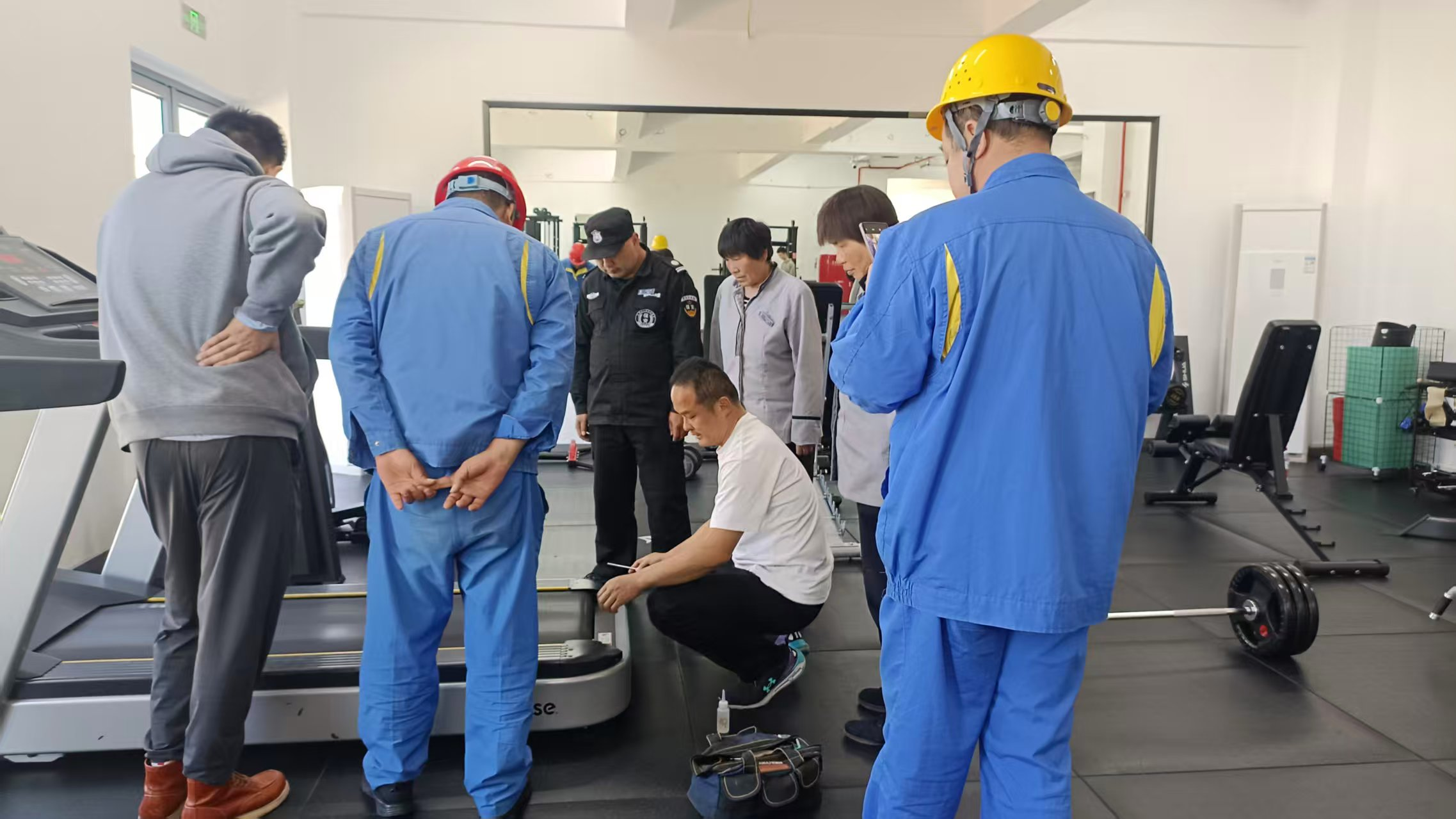 展销中心开展健身器械安全培训活动
